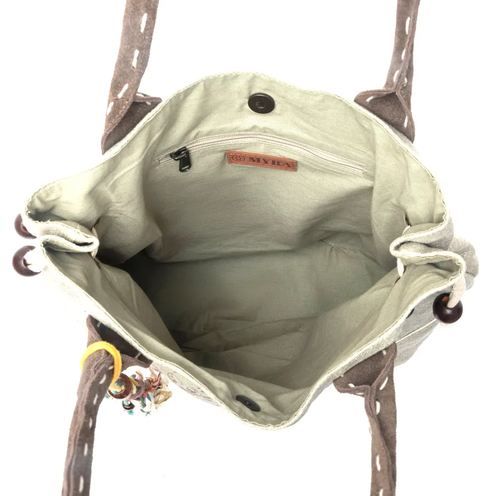 Old Soul Tote Bag in Willow Ash sold by Myra Bag product image thumbnail 4