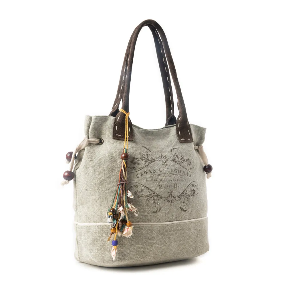 Old Soul Tote Bag in Willow Ash sold by Myra Bag product image thumbnail 2