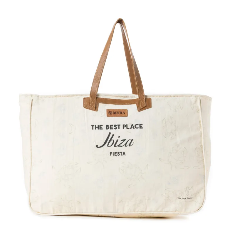 Old Town Weekender Bag in Warm Vanilla Mist sold by Myra Bag