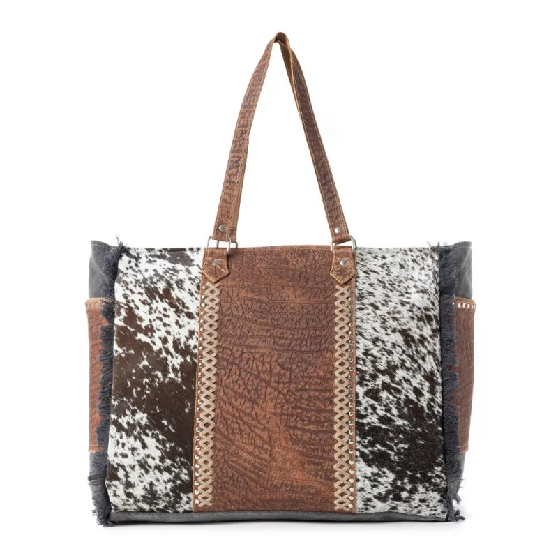 Saddle Belle Weekender Bag in Wild Clay sold by Myra Bag