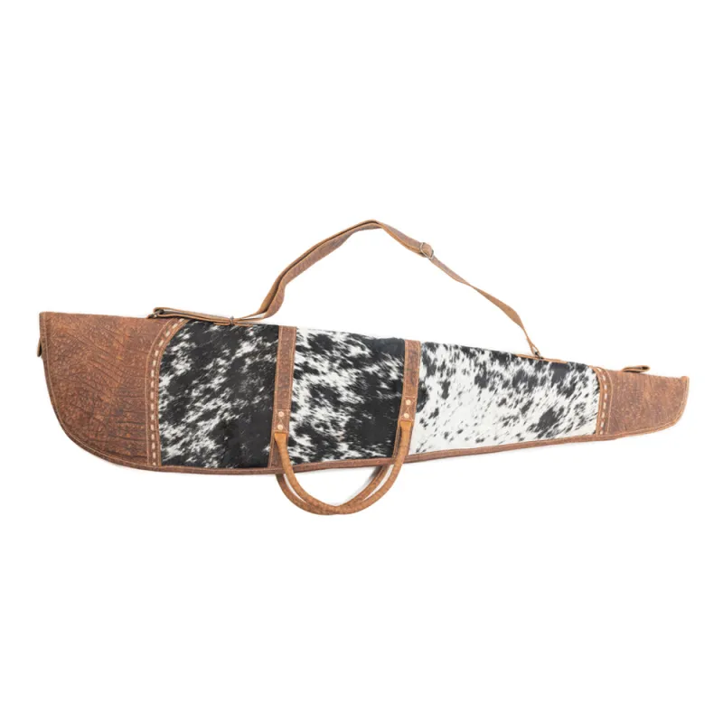 Wildhorn Hunter’s Leather Rifle Case in Smoky Hide sold by Myra Bag