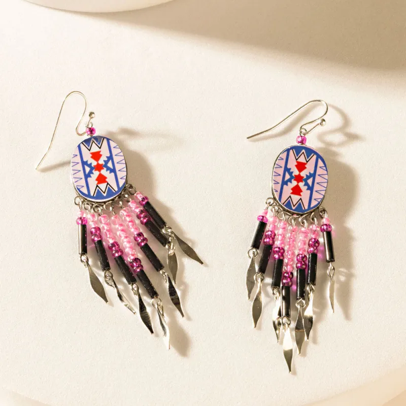 Apache Rose Earrings in Prairie Rose sold by Myra Bag