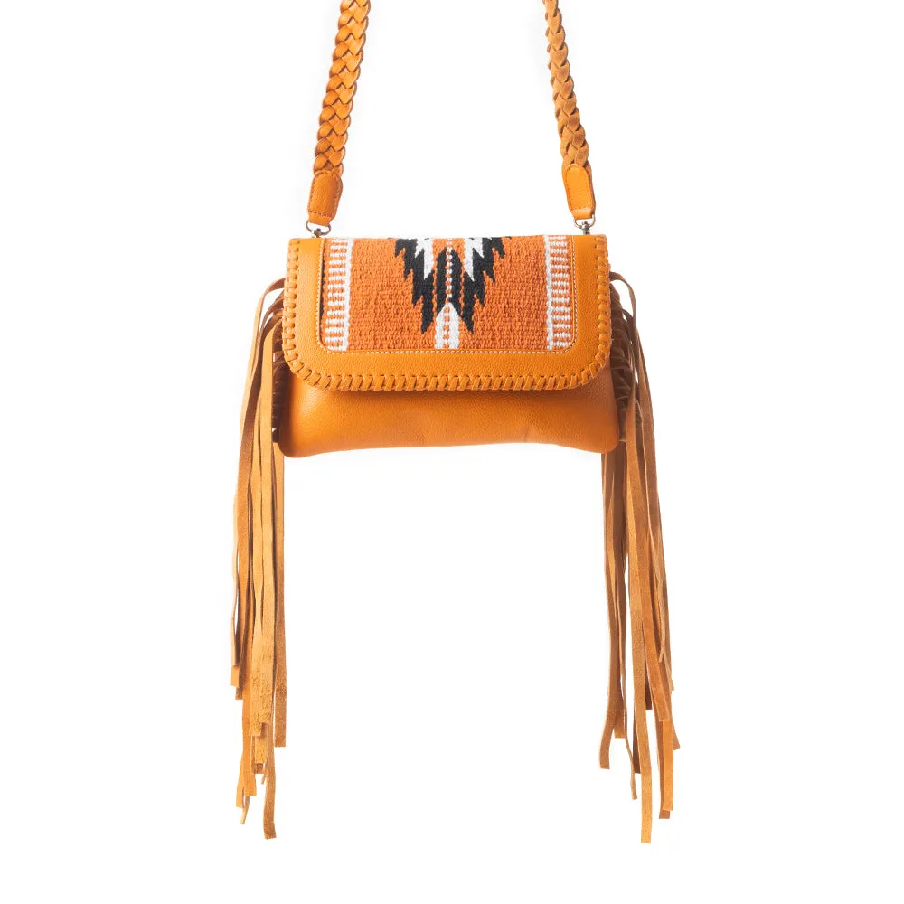 Mesa WingTrail Crossbody Bag in Amber Tan sold by Myra Bag