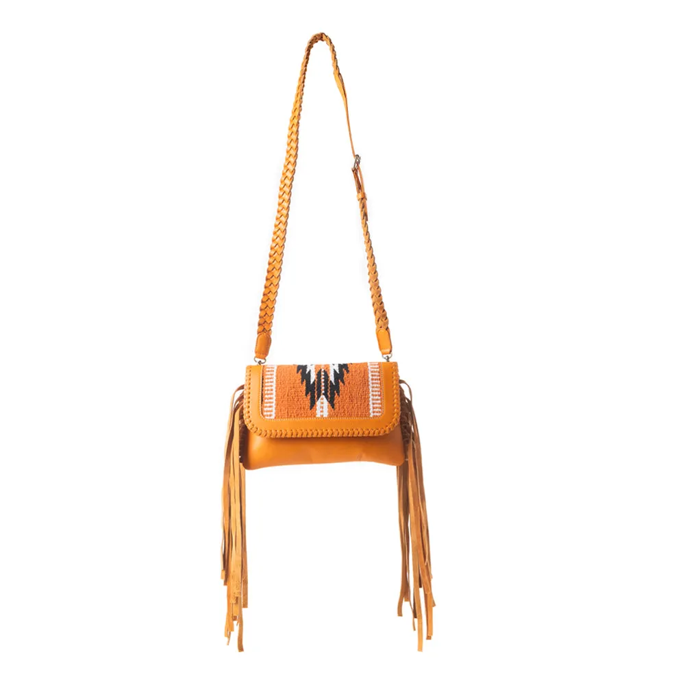 Mesa WingTrail Crossbody Bag in Amber Tan sold by Myra Bag product image thumbnail 2