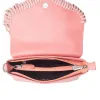 Wild West Fringe Leather Crossbody Bag in Pink sold by Myra Bag