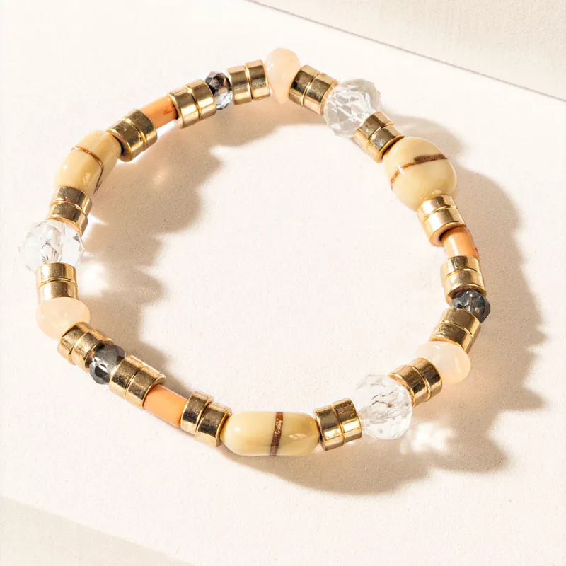 Tiger's Whisper Bracelet in Honey Brown sold by Myra Bag