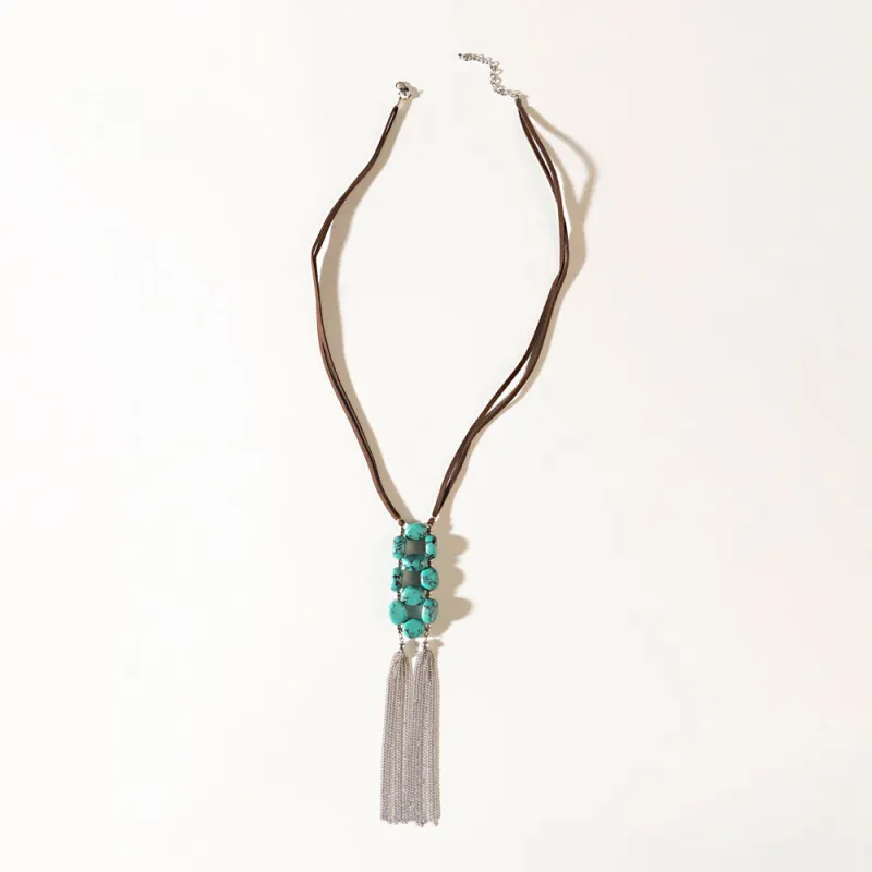 Desert Dancer Necklace in Silver Bloom sold by Myra Bag