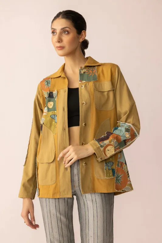 Rancher's Keepsake Shacket in Rodeo Clay sold by Myra Bag