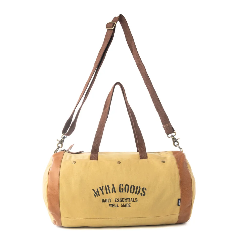 Goods Amberstone Duffel Bag in Sahara Gold sold by Myra Bag product image thumbnail 2