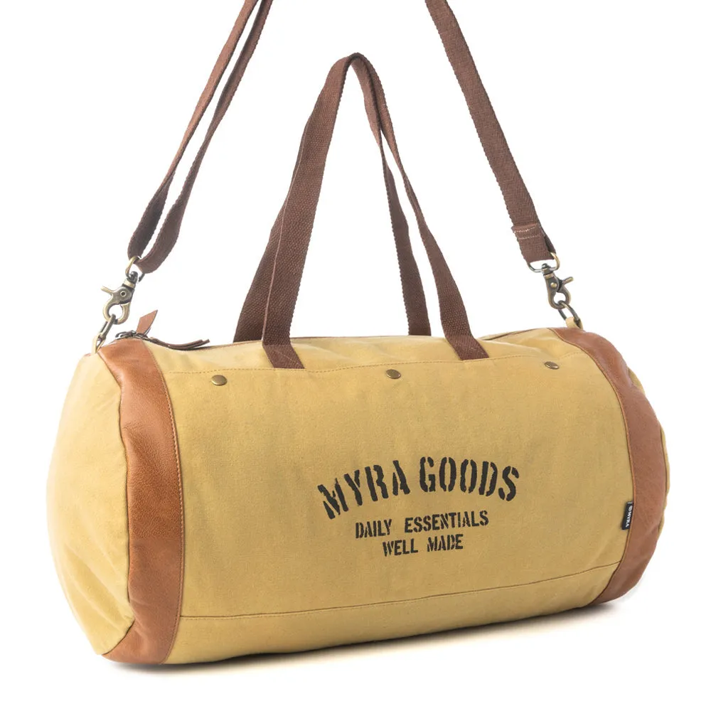 Goods Amberstone Duffel Bag in Sahara Gold sold by Myra Bag product image thumbnail 3