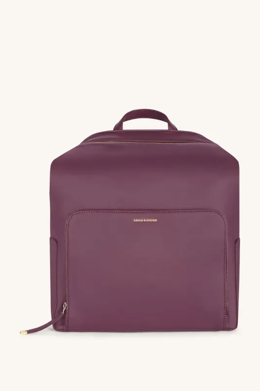 Mira & Moss Harper Backpack - Plum sold by Myra Bag