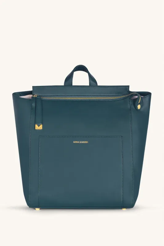 Mira & Moss Phoenix Backpack - Pine Teal sold by Myra Bag