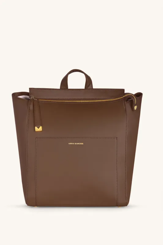 Mira & Moss Phoenix Backpack - Chocolate Latte sold by Myra Bag