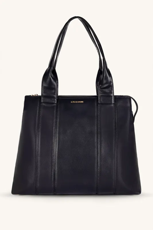 Mira & Moss Laurel Tote Bag - Black sold by Myra Bag