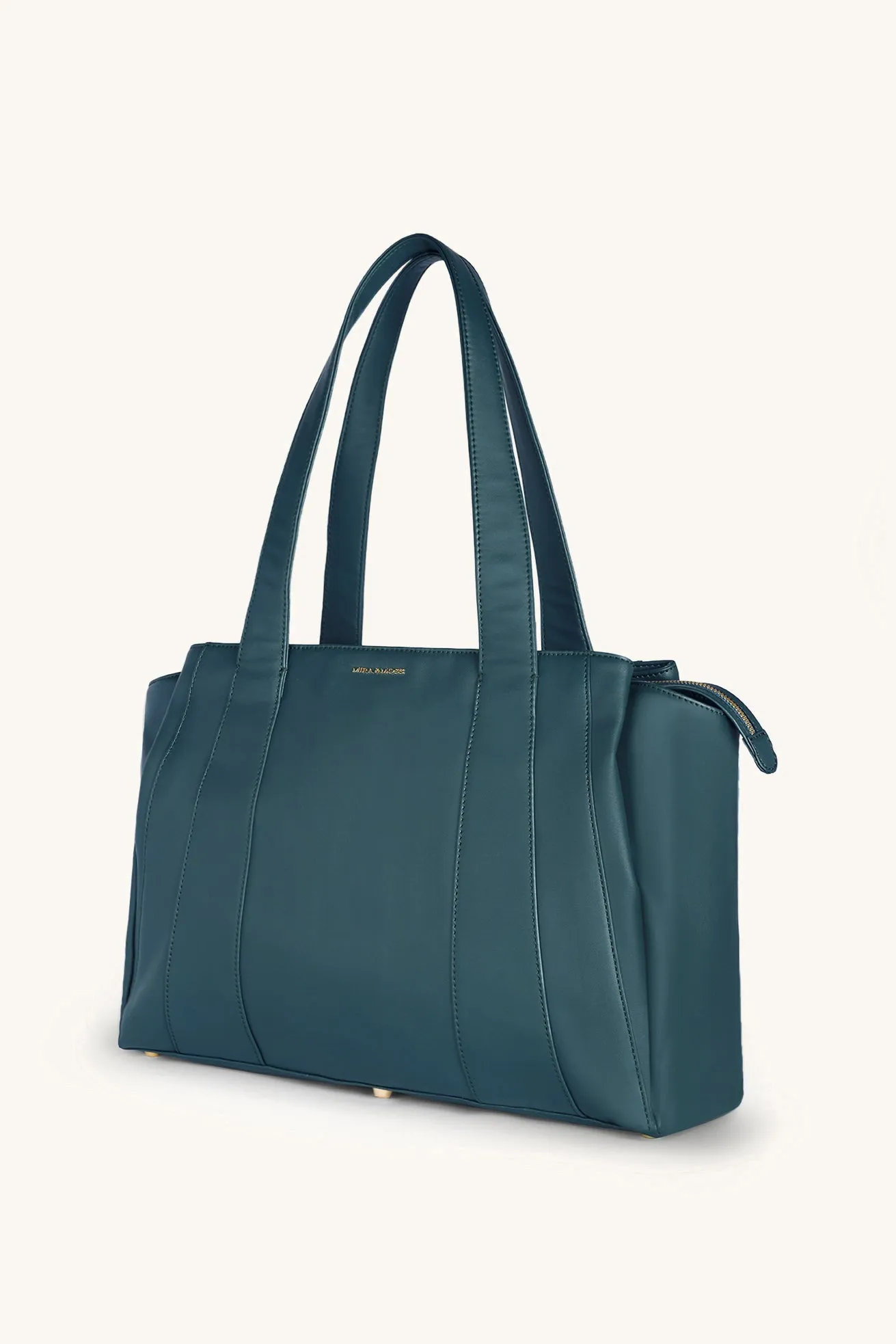 Mira & Moss Victoria Tote Bag - Pine Teal sold by Myra Bag product image thumbnail 3