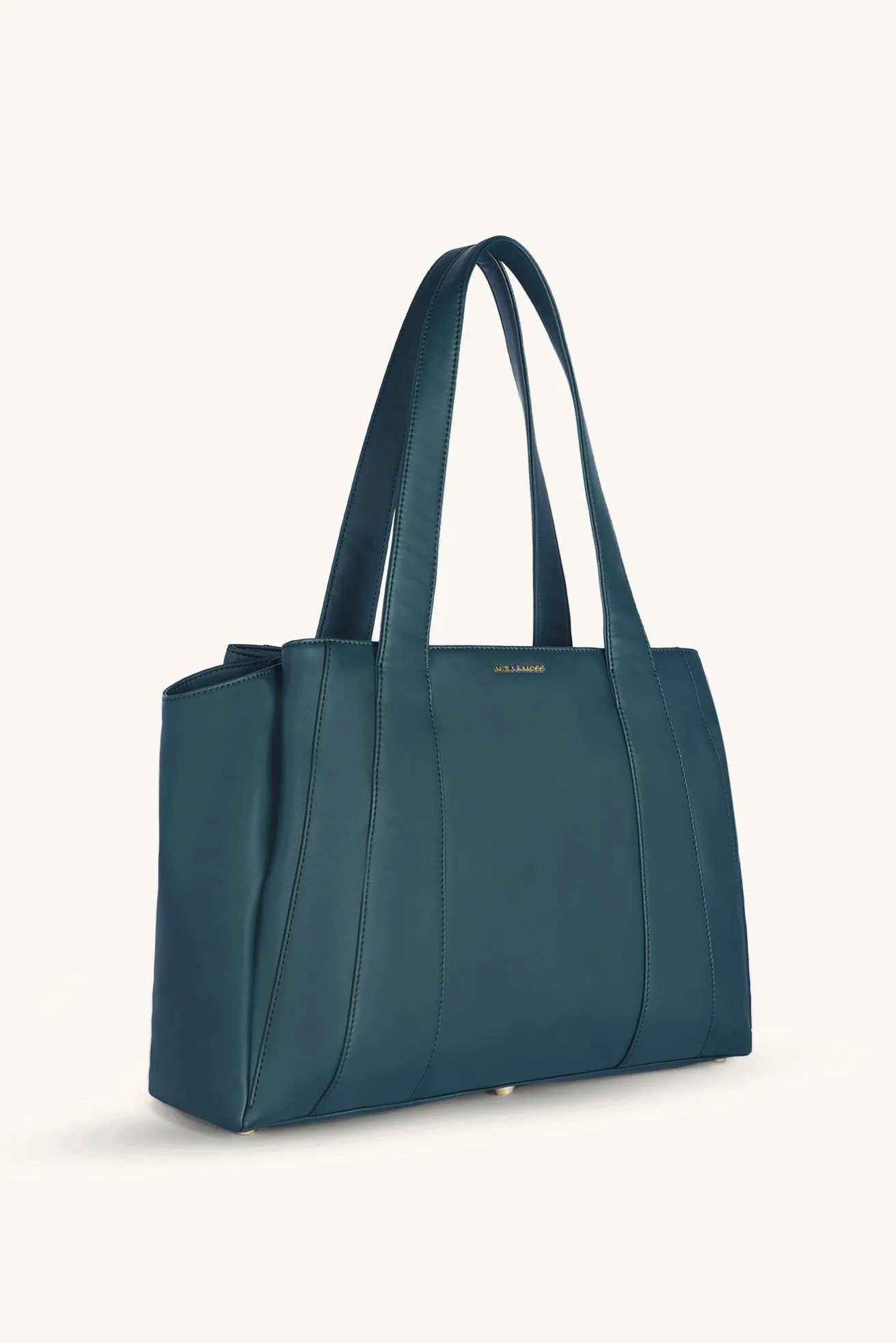 Mira & Moss Victoria Tote Bag - Pine Teal sold by Myra Bag product image thumbnail 2