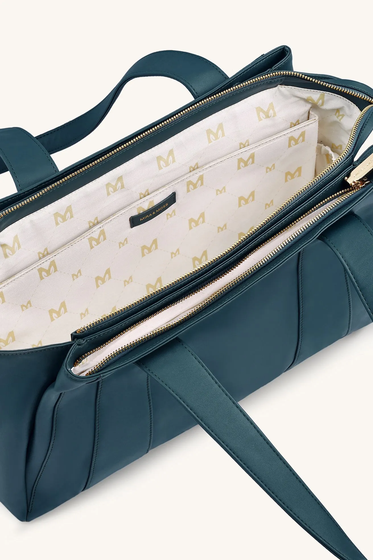 Mira & Moss Victoria Tote Bag - Pine Teal sold by Myra Bag product image thumbnail 5