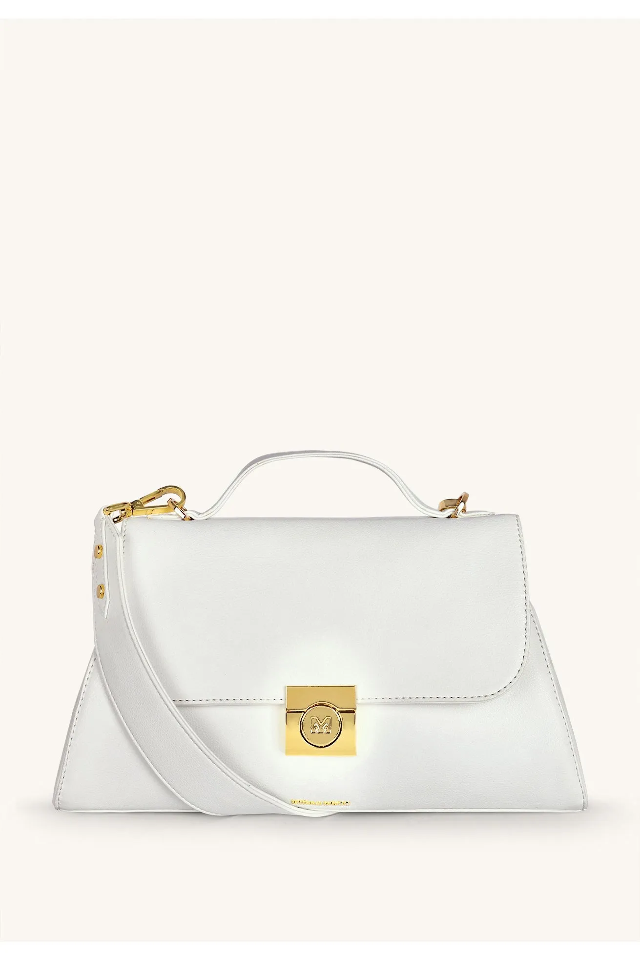 Mira & Moss Vivienne Classic Crossbody Bag - Ivory sold by Myra Bag