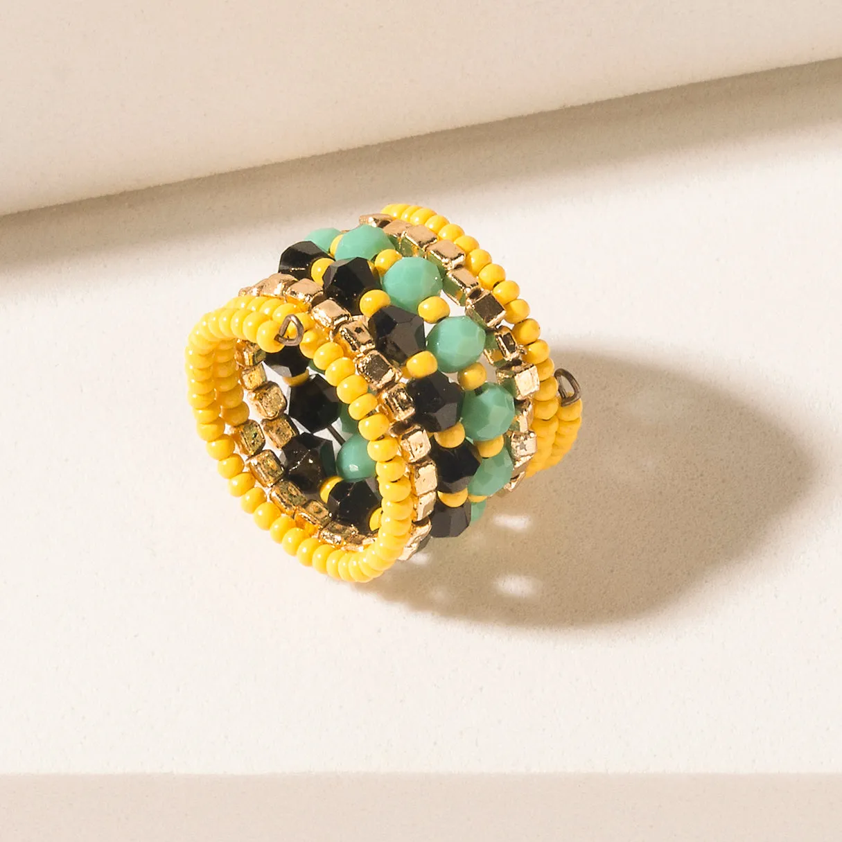 Firefly Echo Ring in Golden Lagoon sold by Myra Bag product image thumbnail 2