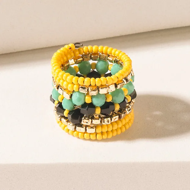 Firefly Echo Ring in Golden Lagoon sold by Myra Bag