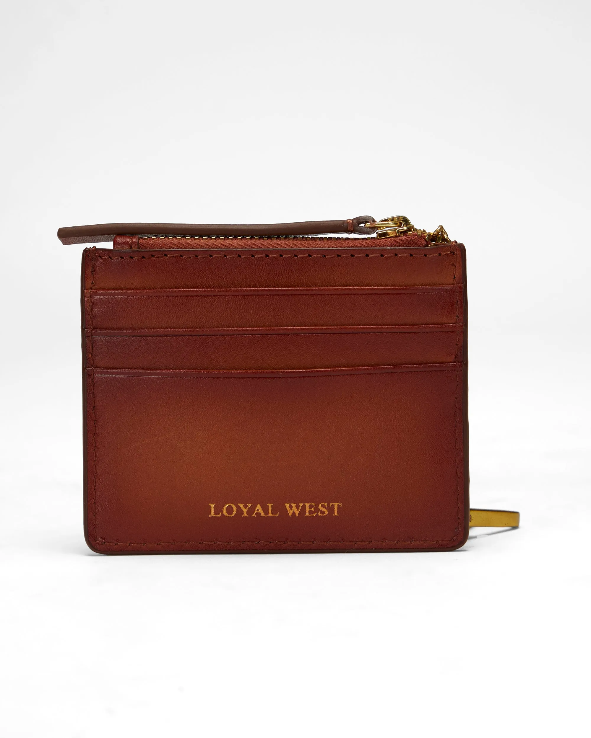Loyal West Sophia Credit Card Holder In Handtooled Leather sold by Myra Bag product image thumbnail 2