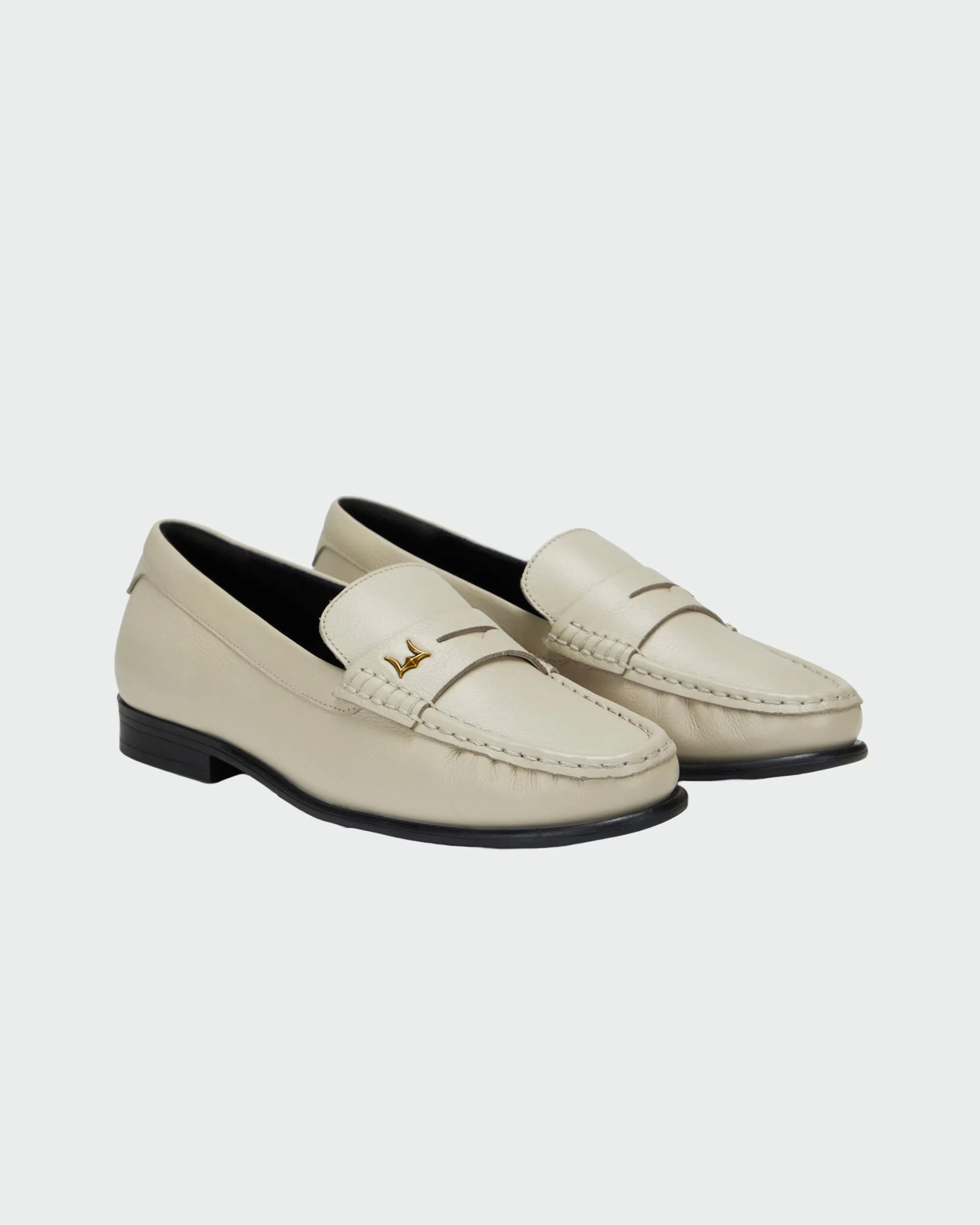 Loyal West Leather Loafers - White sold by Myra Bag product image thumbnail 3