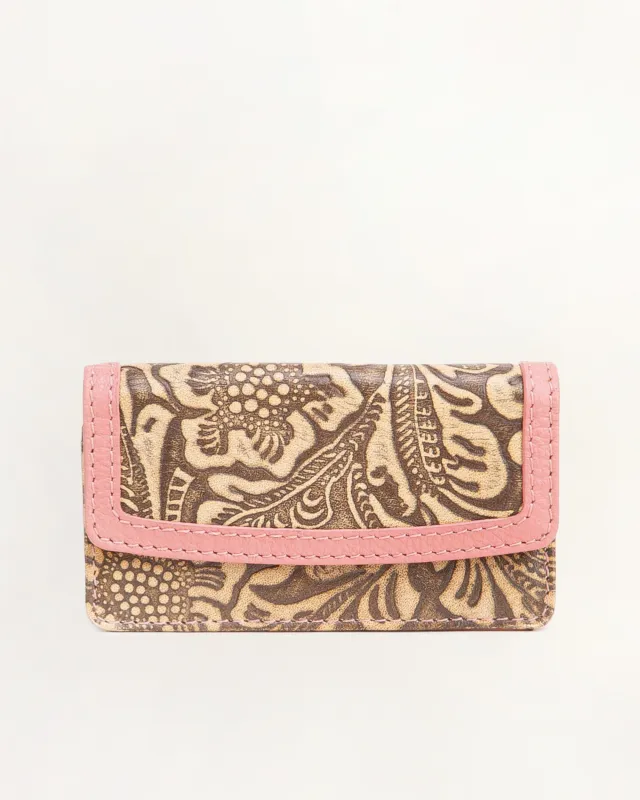 Loyal West Cattle Kiss Lipstick Embossed Floral sold by Myra Bag