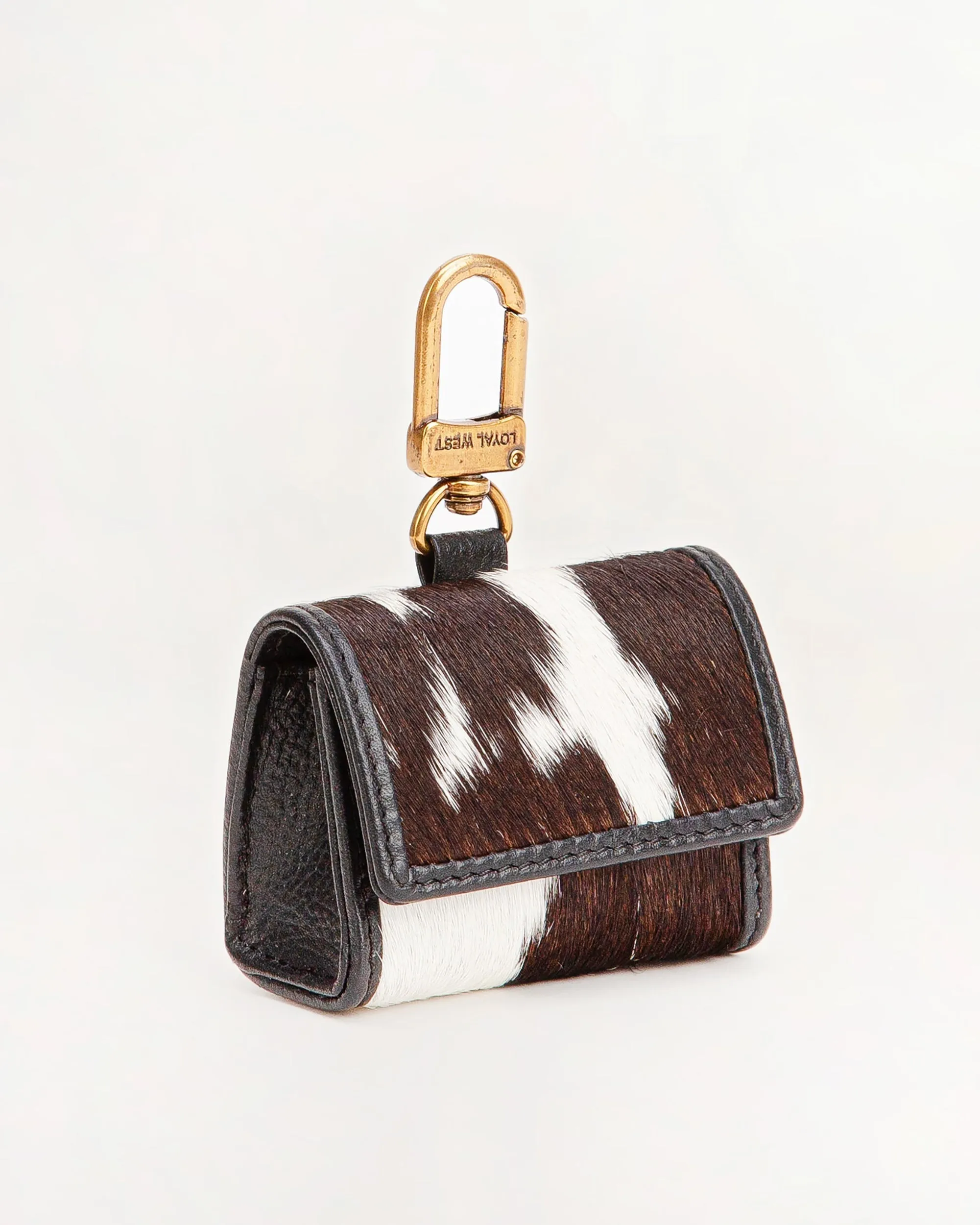 Loyal West Gloriana Clip On Bag Charm Black And White sold by Myra Bag product image thumbnail 2