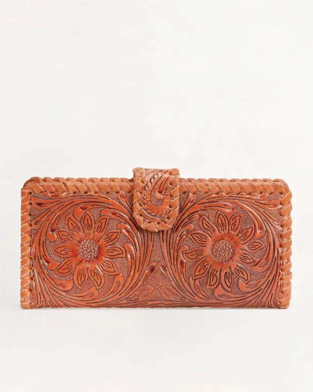 Loyal West Sunflower Medalion Wallet sold by Myra Bag