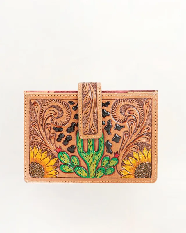 Loyal West Prickly Pear Card Holder sold by Myra Bag