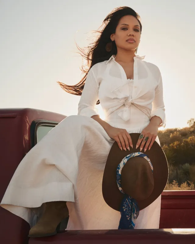 Loyal West Bandana Canyon Silk Scarves Blue sold by Myra Bag