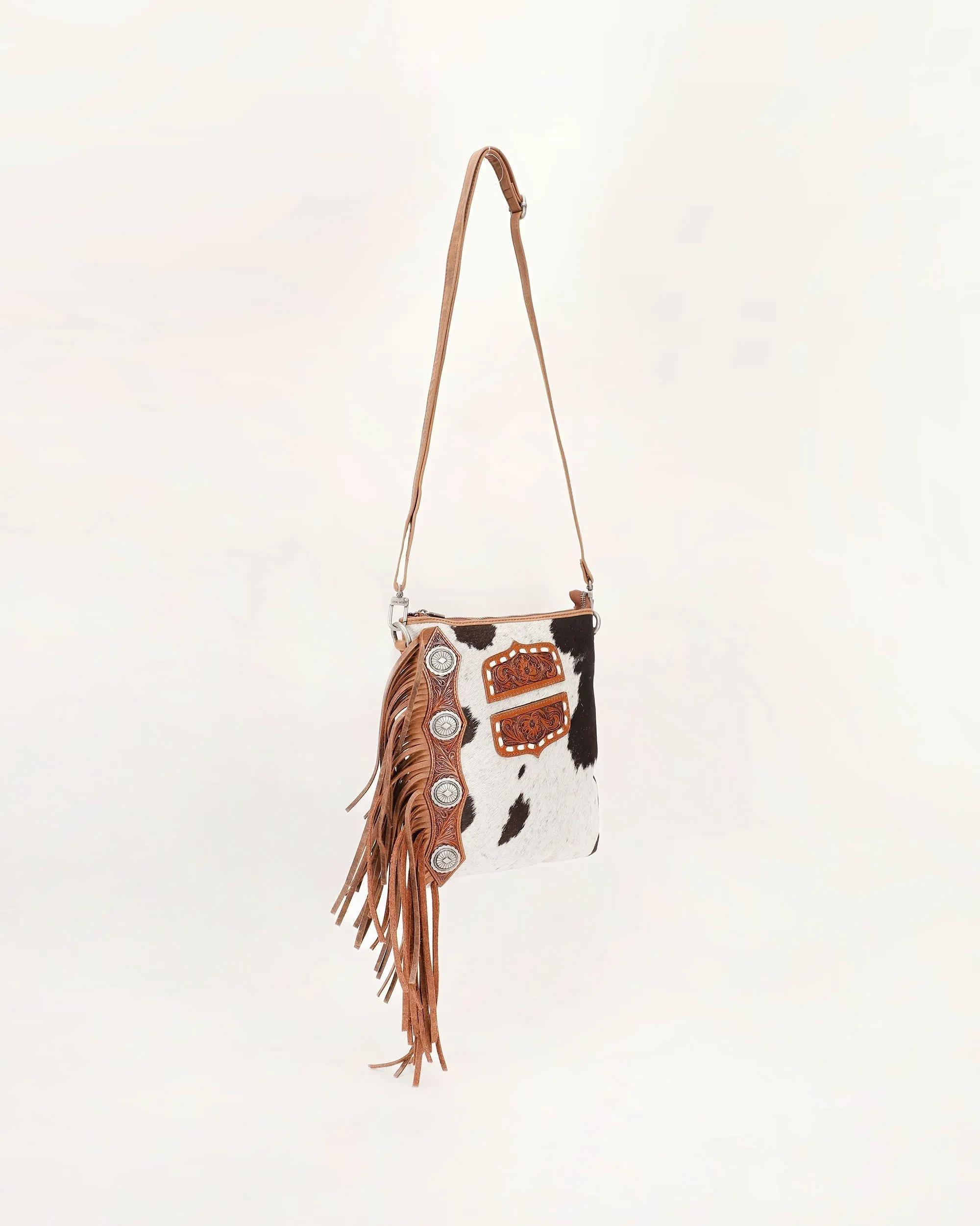Loyal West Ranch Queen Cowhide Tassle-Bag sold by Myra Bag product image thumbnail 3