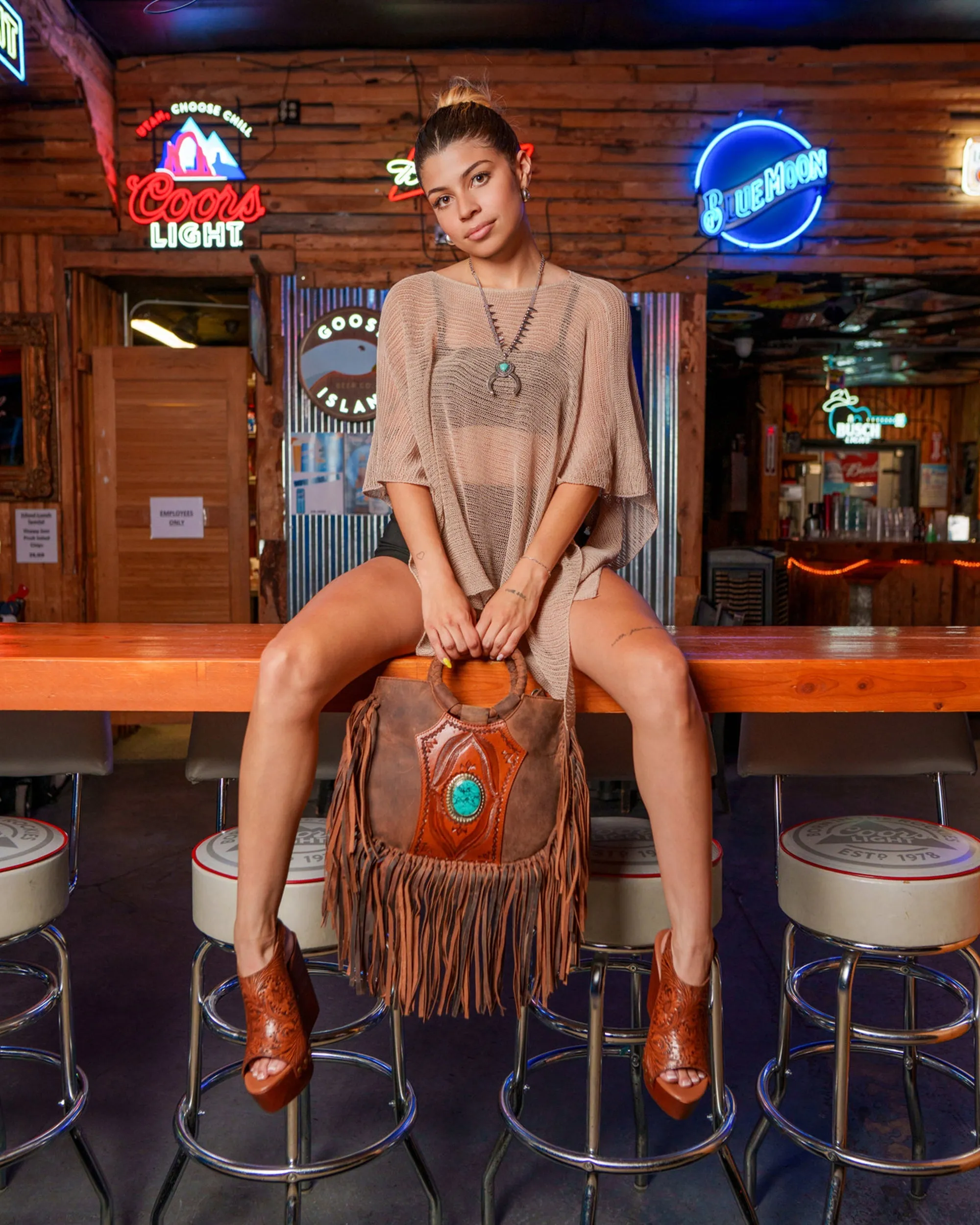 Loyal West Sedona Tassle Bag sold by Myra Bag product image thumbnail 2