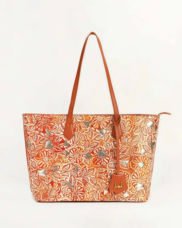 Loyal West California Poppy Large Bag Golden Floral sold by Myra Bag