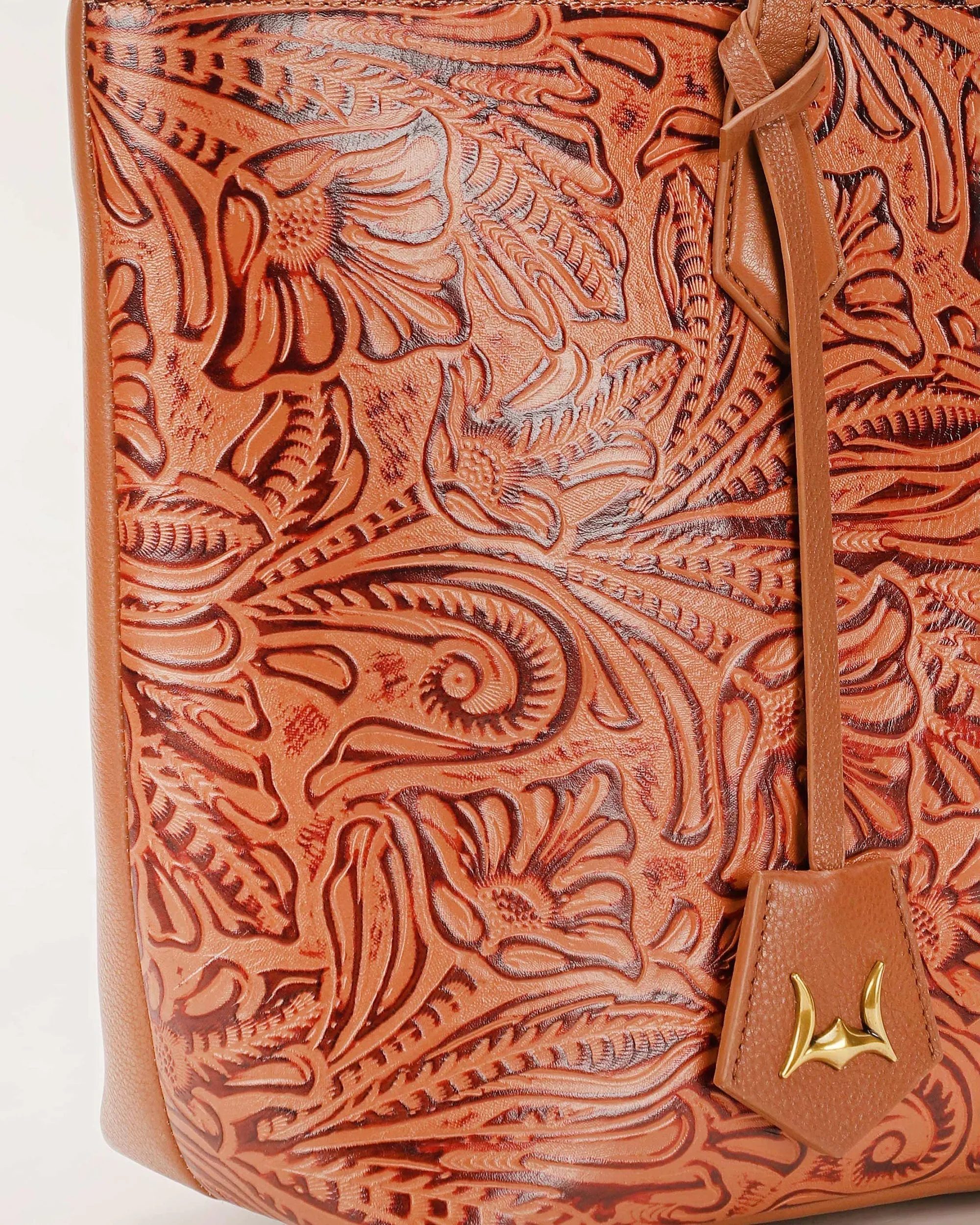 Loyal West California Poppy Large Bag Brown Floral sold by Myra Bag product image thumbnail 4