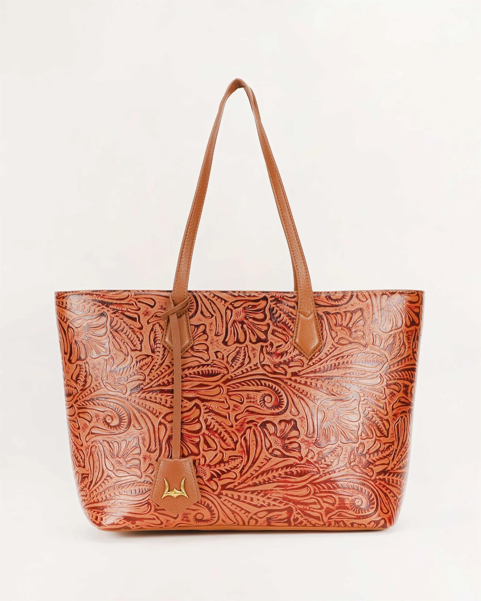 Loyal West California Poppy Large Bag Brown Floral sold by Myra Bag