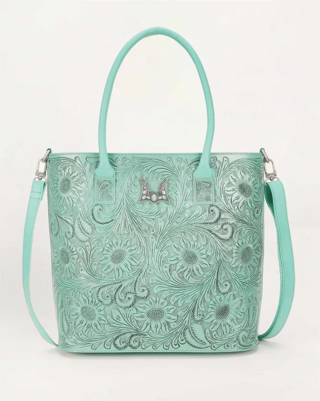 Loyal West Drover Large Bag Turquoise sold by Myra Bag