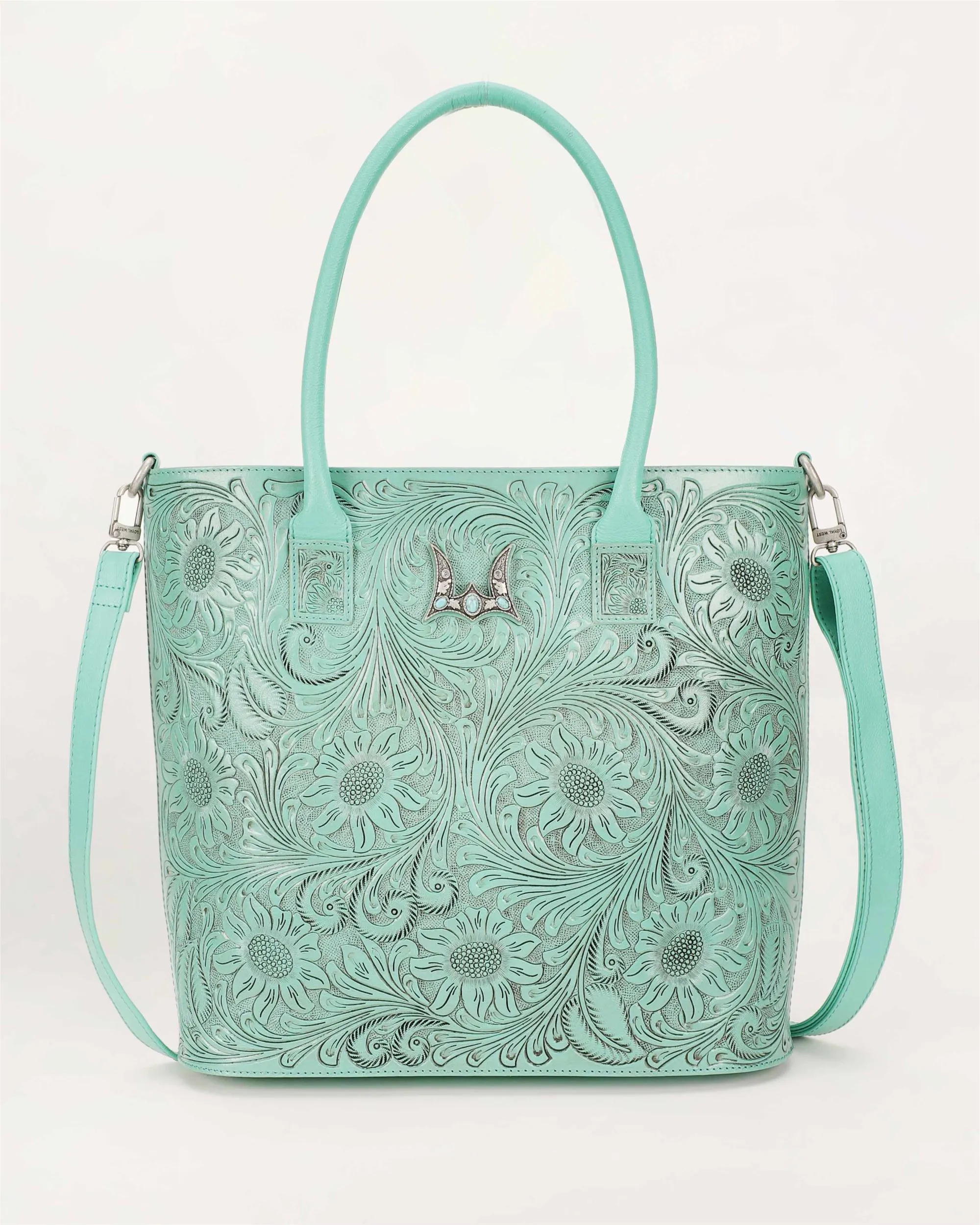 Loyal West Drover Large Bag Turquoise sold by Myra Bag