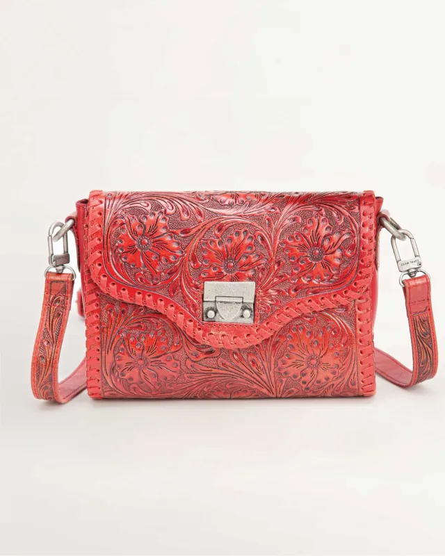 Loyal West Daisy Mini Bag Red sold by Myra Bag
