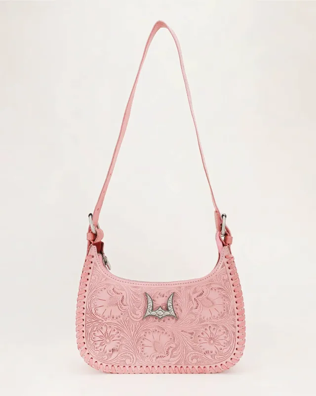 Loyal West Dannia Medium Purse Pink sold by Myra Bag