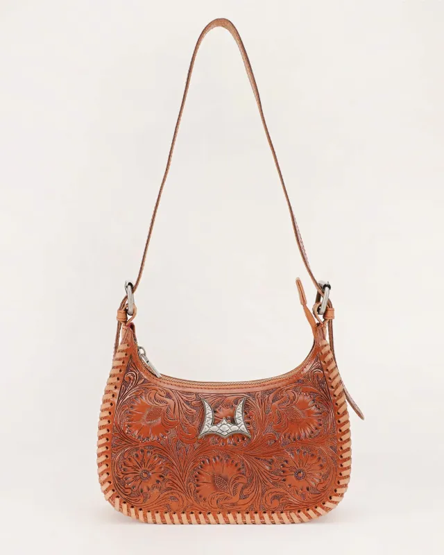 Loyal West Dannia Medium Purse Brown sold by Myra Bag