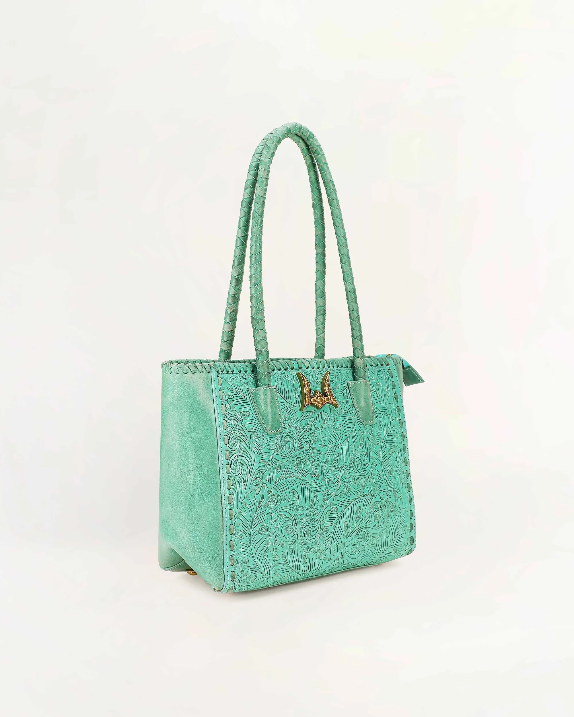 Loyal West Drover Medium Bag Turquoise sold by Myra Bag product image thumbnail 3