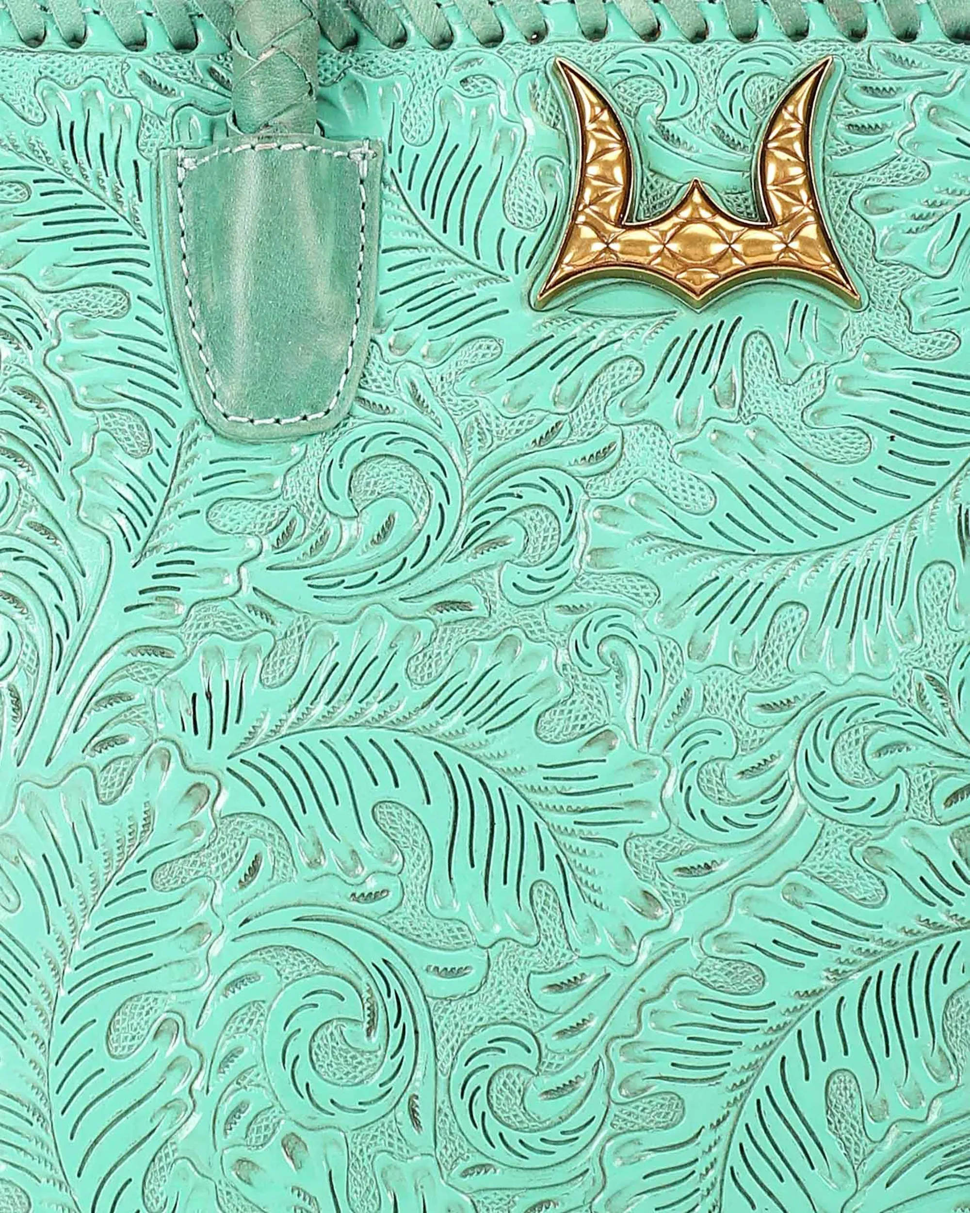 Loyal West Drover Medium Bag Turquoise sold by Myra Bag product image thumbnail 5