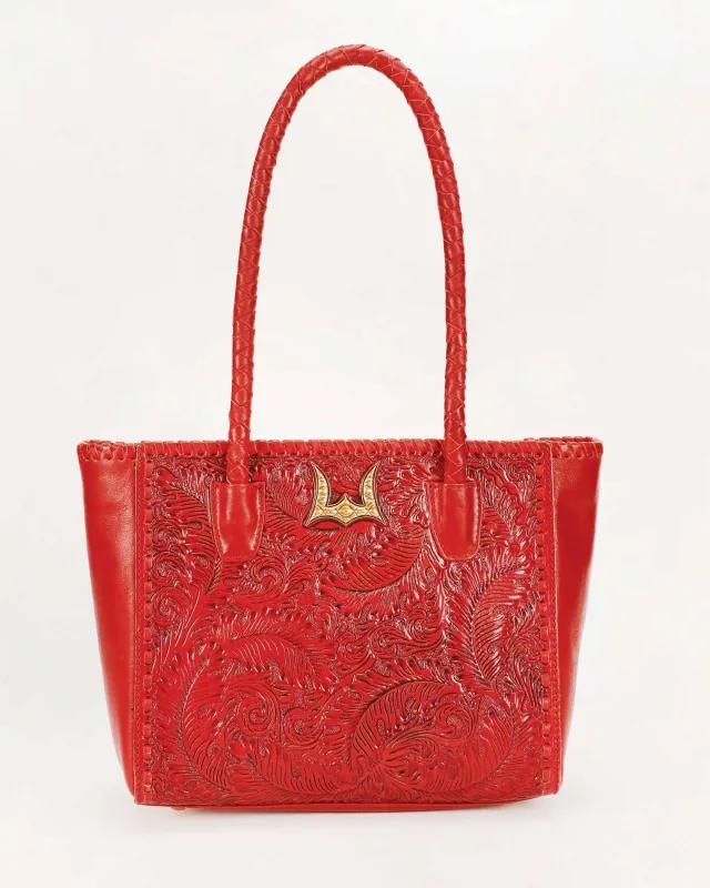 Loyal West Drover Medium Bag Red sold by Myra Bag