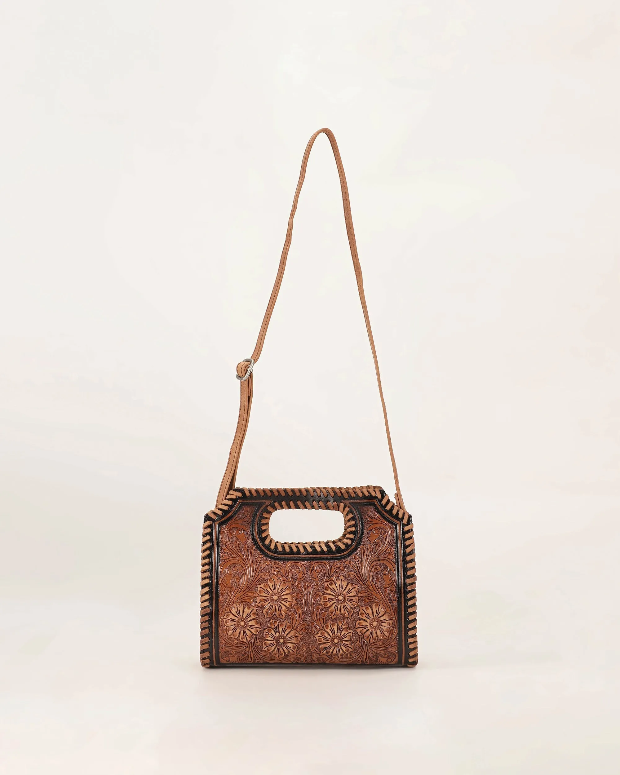 Loyal West Alma Medium Handbag Brown sold by Myra Bag product image thumbnail 3