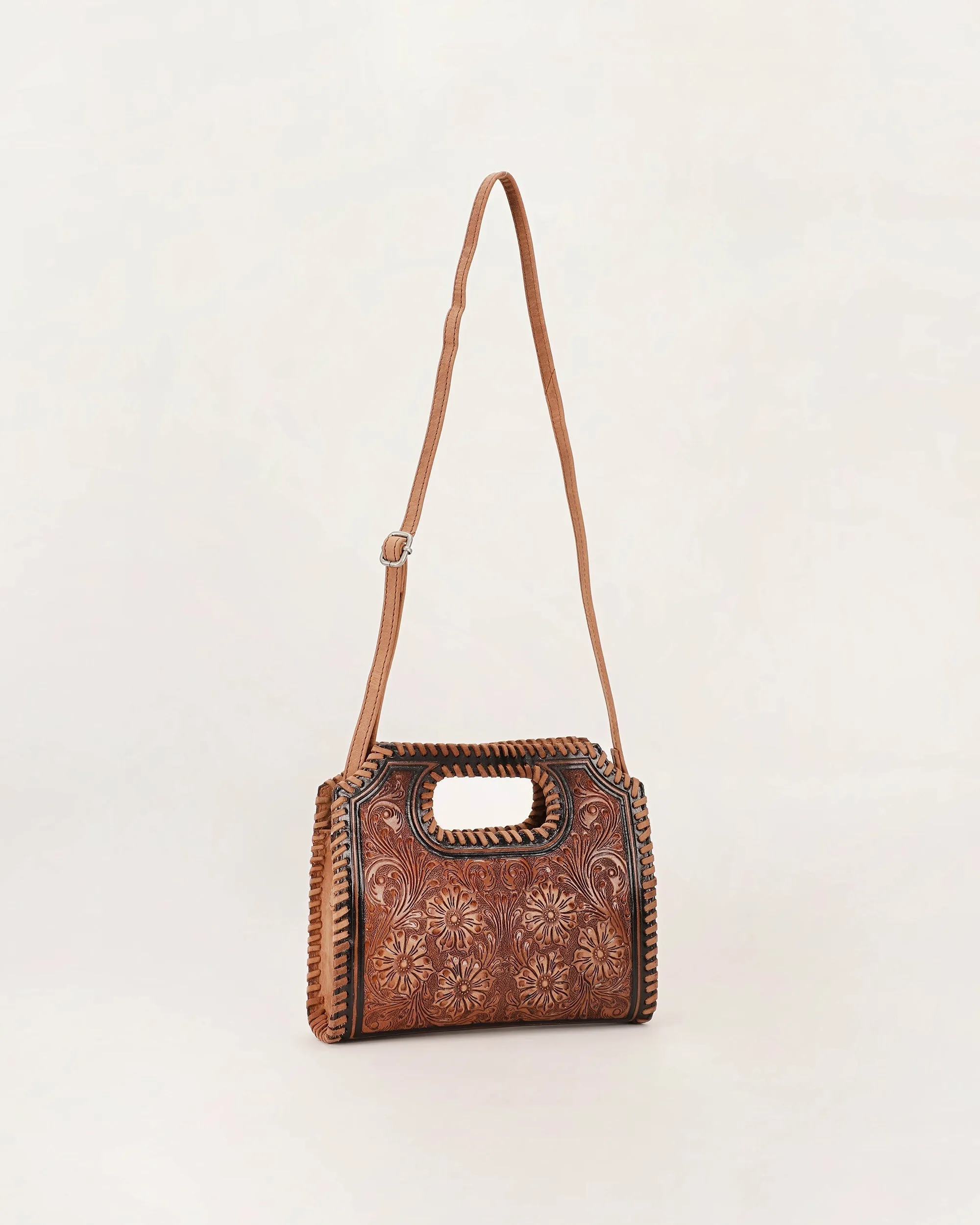 Loyal West Alma Medium Handbag Brown sold by Myra Bag product image thumbnail 4