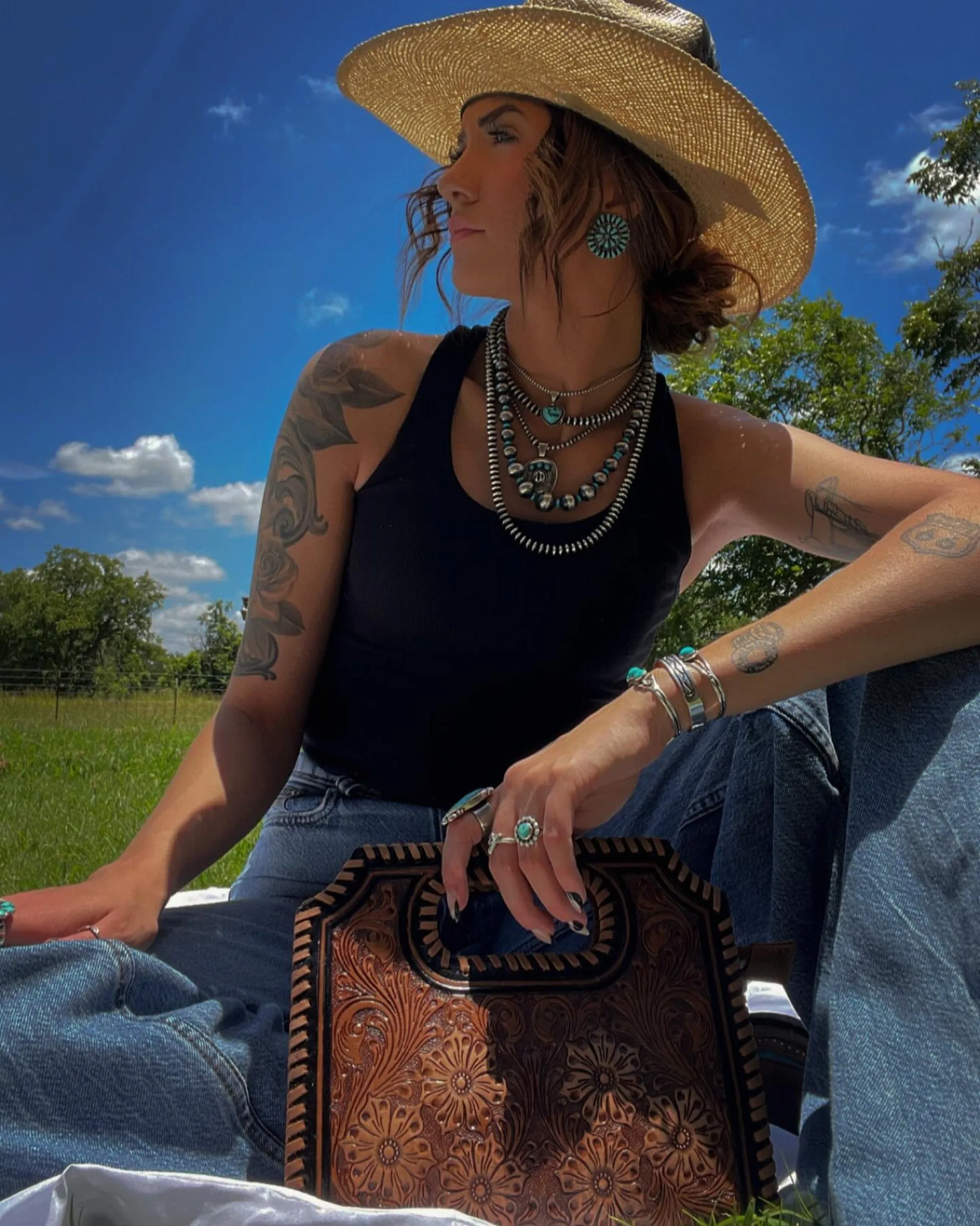 Loyal West Alma Medium Handbag Brown sold by Myra Bag product image thumbnail 2