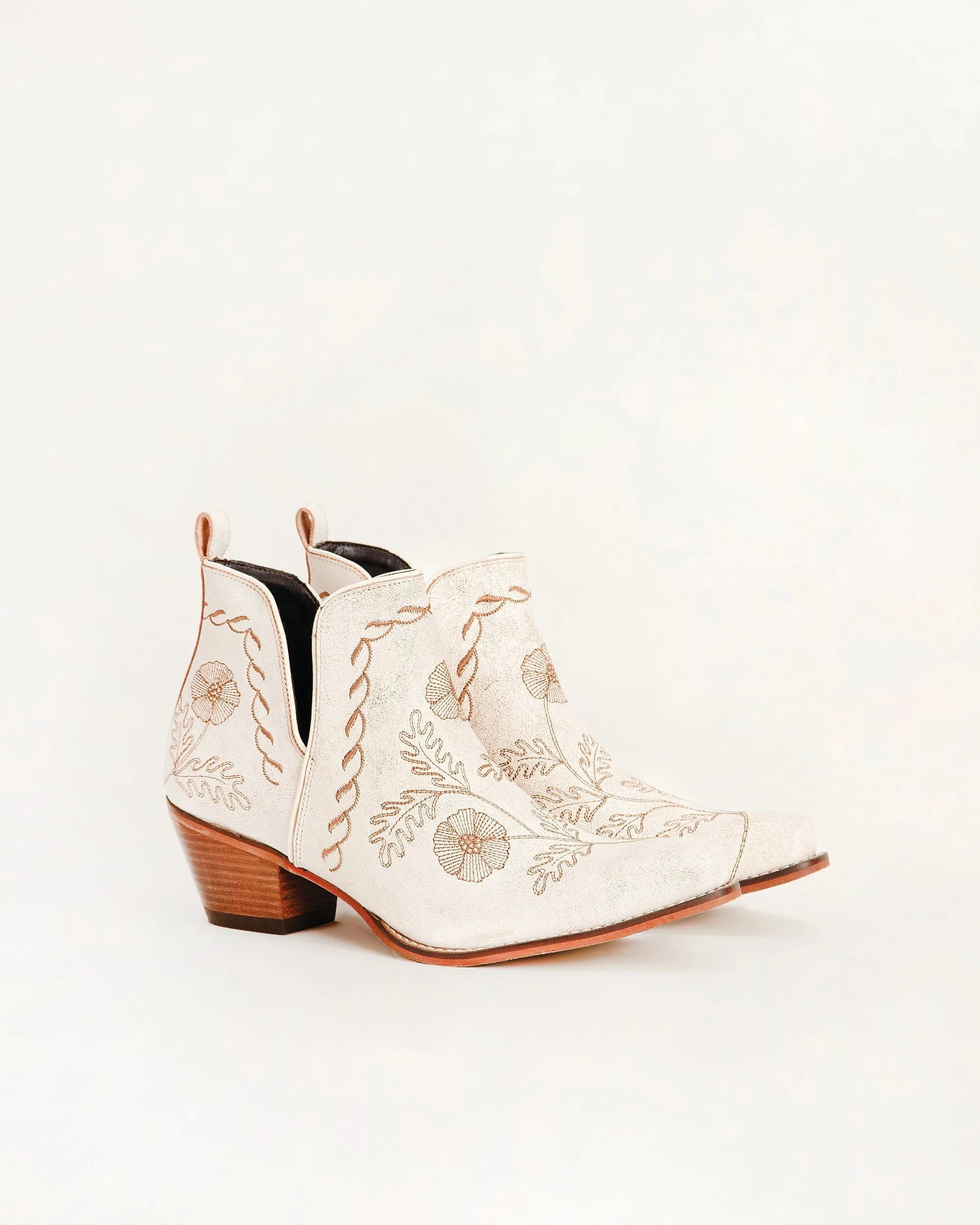 Loyal West South West Booties White Calfskin sold by Myra Bag product image thumbnail 2
