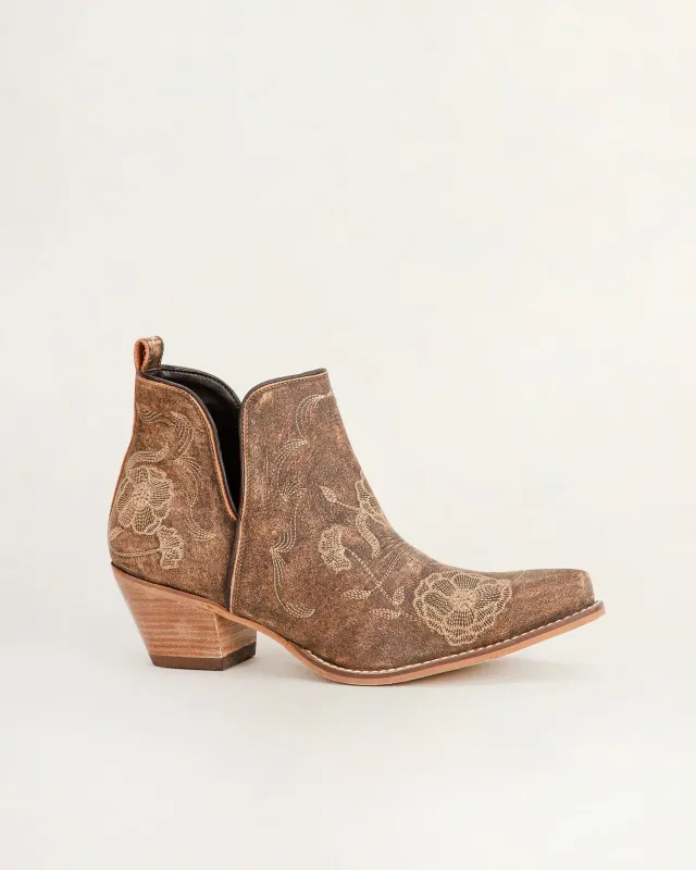 Loyal West South West Booties Brown Calfskin sold by Myra Bag