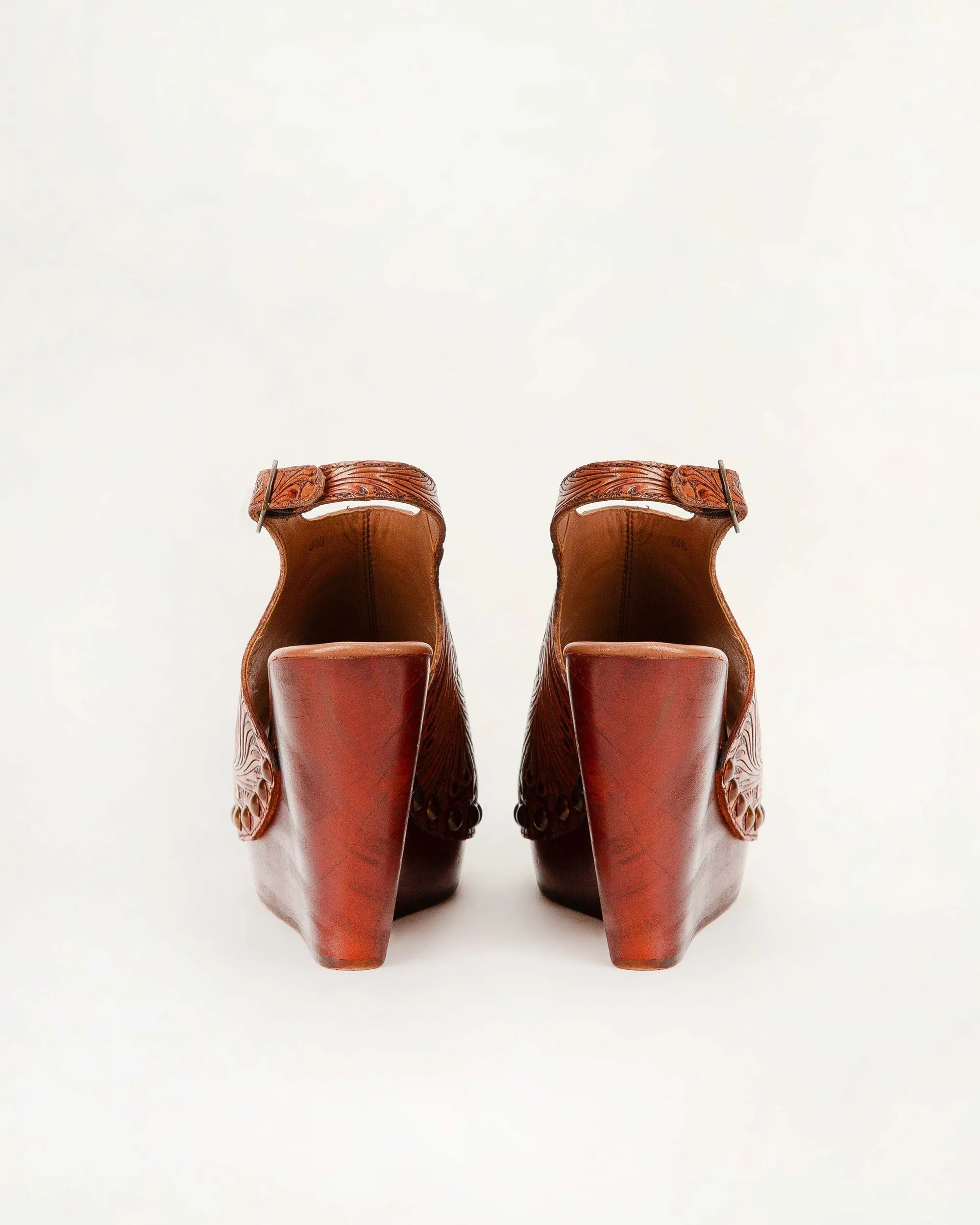 Loyal West Amelia Sandals Handtooled Leather sold by Myra Bag product image thumbnail 5